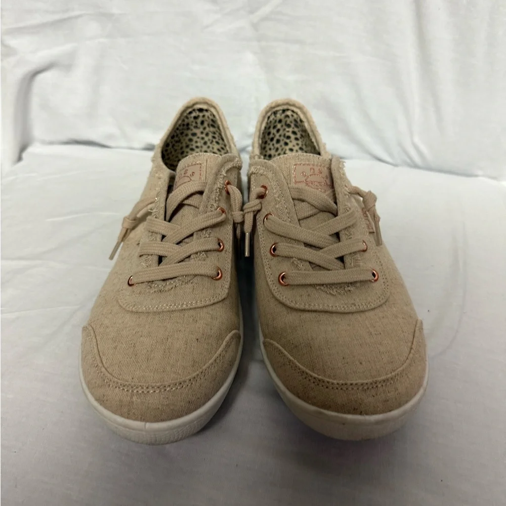 Skechers BOBS Beige Casual Shoes - Picture 7 of 12